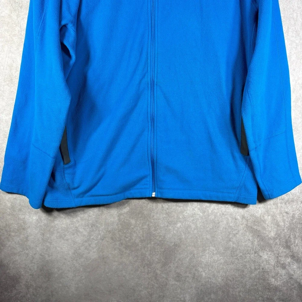 The North Face Fleece Jacket Mens XXL Blue TKA 100 Full Zip Lightweight Gorp
